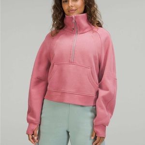 Lululemon Scuba Oversized Funnel Neck Half Zip XL/XXL Brier Rose / Pink / BRRO